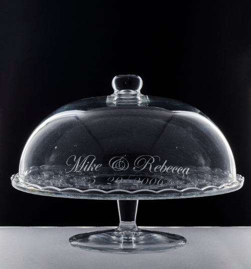 Personalized Cake Stand Engraved