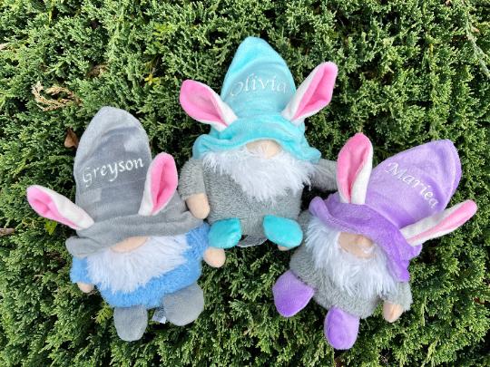 Personalized Easter Gnomes