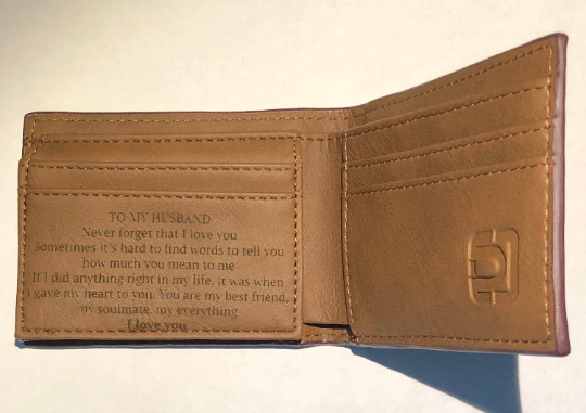Men’s Photo Wallet Custom Made