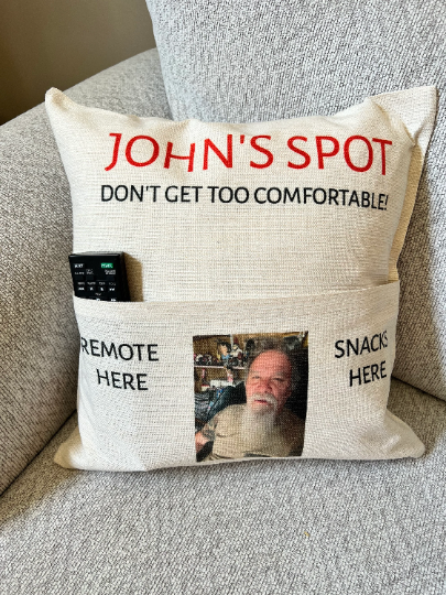 Father’s Day Remote Pillow 16 x16