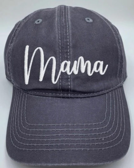 Mama Hat - Cute Denim Baseball Hat - Mother’s Day Gift