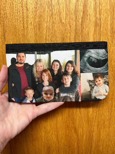 Woman’s Photo Wallet Custom Made