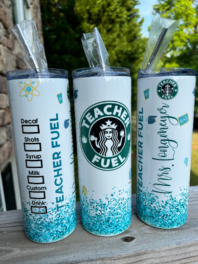 Teacher Fuel Tumbler 20 ounce