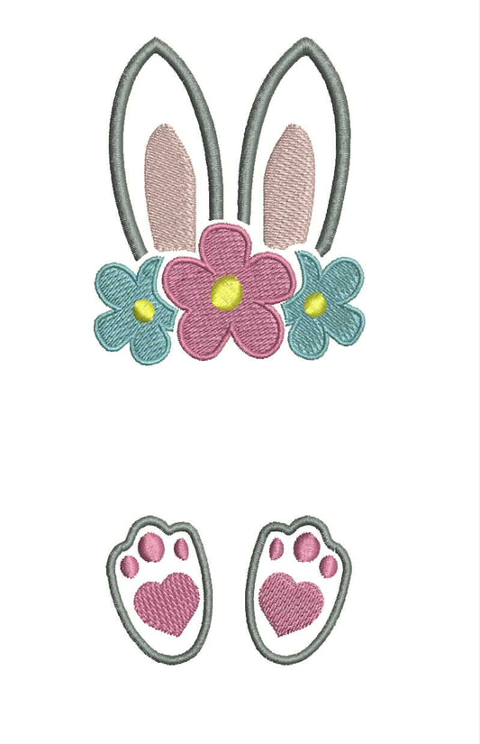 Easter Bunny Embroidery Design