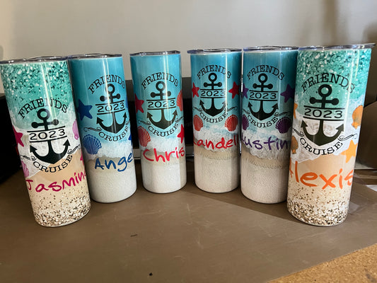 Cruise Ship Tumbler Custom Made