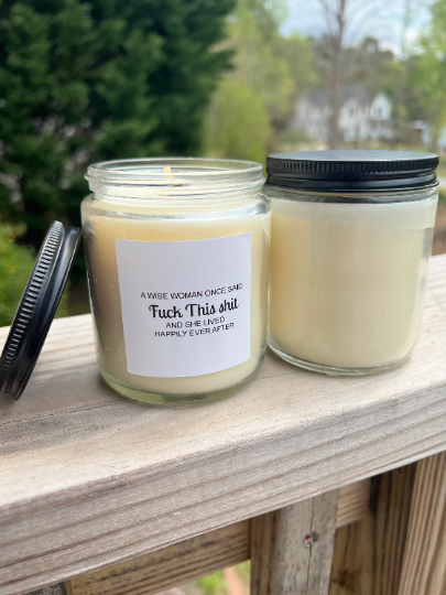 Fuck This Shit Funny Candle