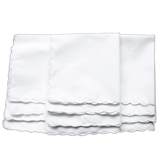 1000 Scalloped Handkerchiefs Blank